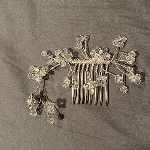 BRIDAL crystal headpiece comb
